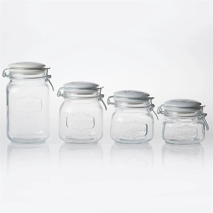 Airtight Glass Food Storage Jars With Ceramics Lid