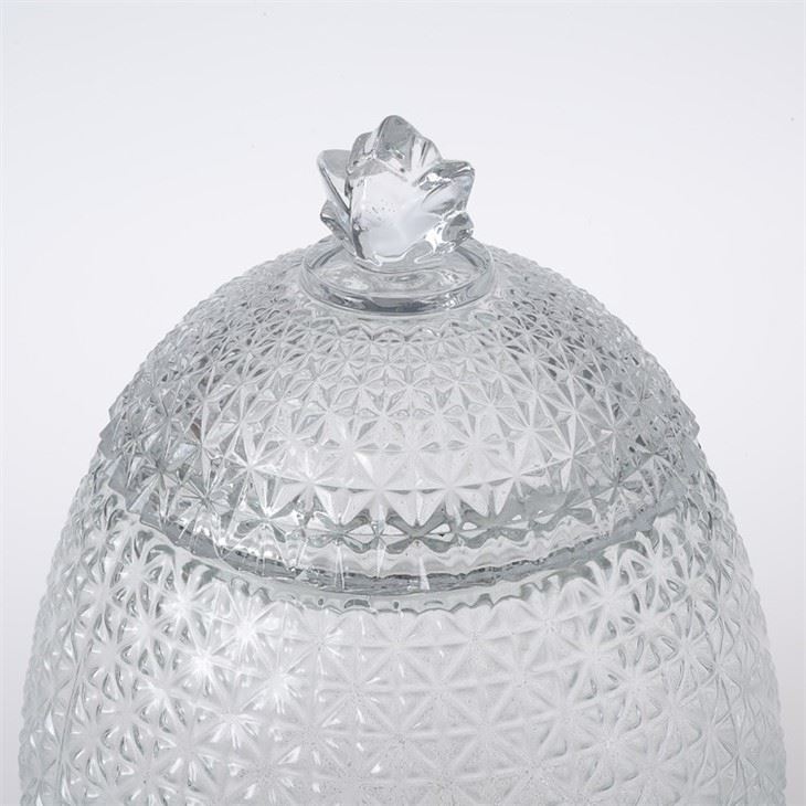 Glass Beverage Dispenser With Glass Lid
