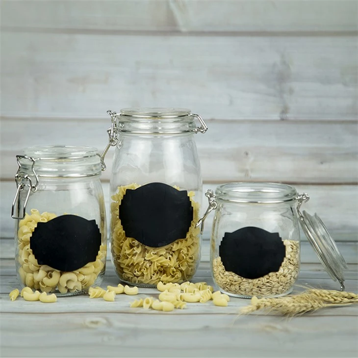 Glass Storage Jar With Airtight Lid