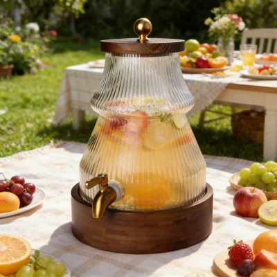 ক্রিসমাস ট্রি গ্লাস বেভারেজ ডিসপেনসার